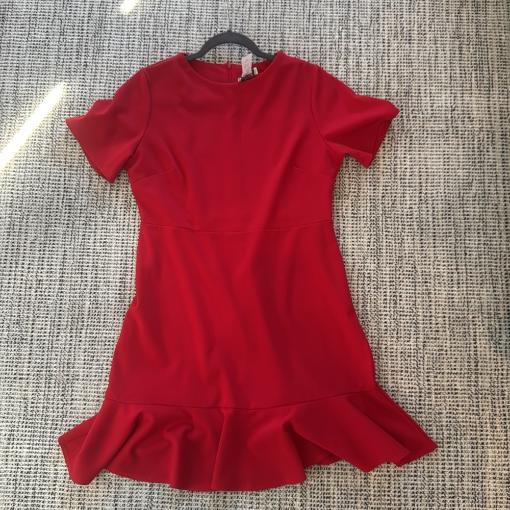 Aura Vibrant Red Mini Dress